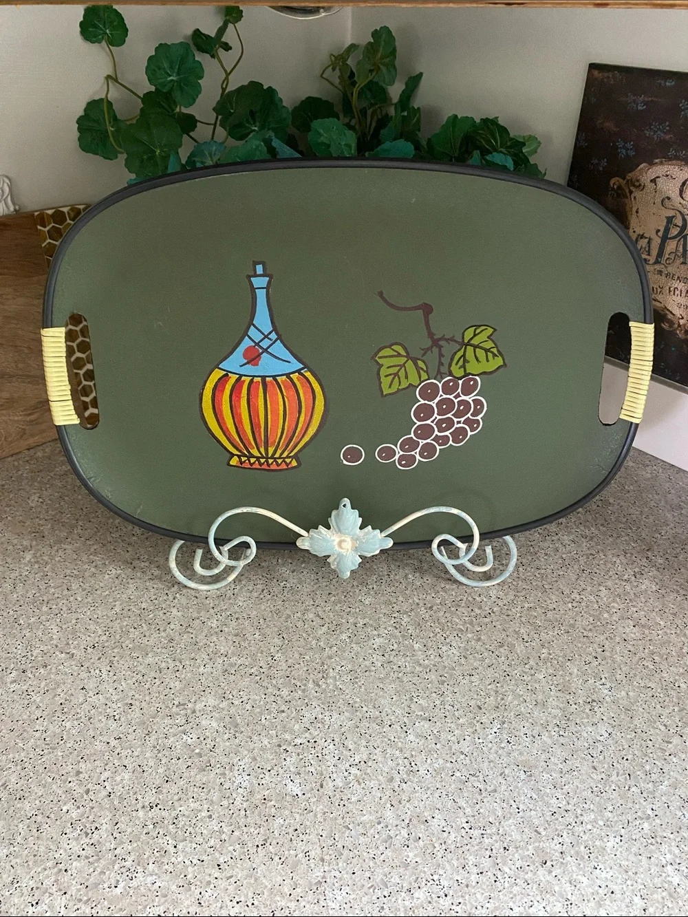 Vintage 1960’s Mid-Century Modern Barware Tray